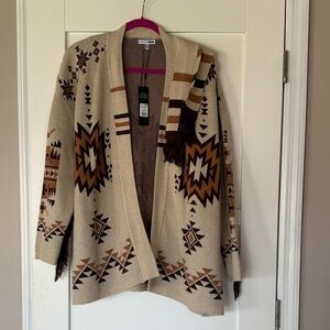 Fashion nova Aztec sweater. New with tags size extra small.